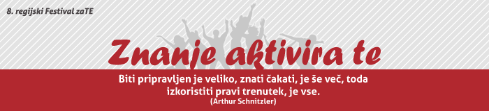 8 regijski festival banner